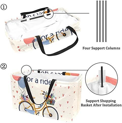 Торба за намирници за еднократна употреба на намирници што може да се склони со алатка за алатка за преголема корпа за перење корпа за перење, шеќер череп образец