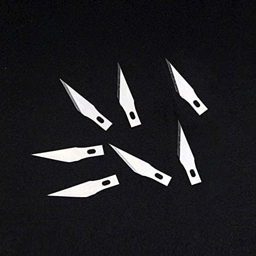 50 парчиња Нож Замена Ножеви Трајни Резба Уметност Занает Замена Ножеви Бележник Алатка Лесен Резба Занает Машина| | - -
