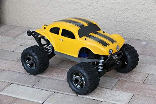 SummitLink Custom Body Body Yellow Bumblebee стил компатибилен за 1/10 скала RC автомобил или камион STB-Bee-01