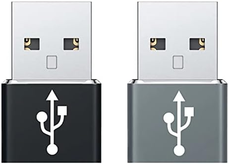 USB-C женски до USB машки брз адаптер компатибилен со вашиот Xiaomi Mi A1 за полнач, синхронизација, OTG уреди како тастатура, глушец, поштенски