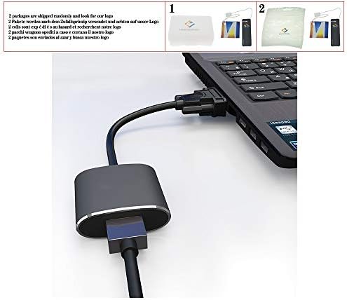 Конвертор на адаптер VGA до HDMI до Famale VGA HDMI со Audio 1080p за компјутерски лаптоп до HDTV Display Projector, VGA до HDMI