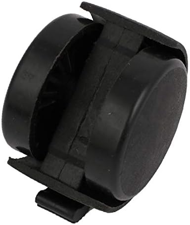 X-Gree M8 Thread 2-инчен дион најлонски тркала ротирачки сопирачки ролери црна црна (Hilo de Rosca M8 2 Pulgadas dia nylon rueda
