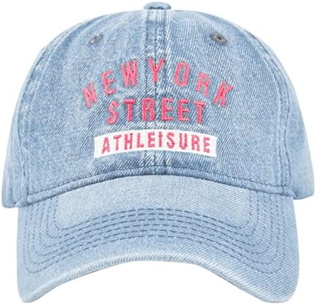 Оригинално бејзбол капа на Denу Yorkујорк, гроздобер измиена прилагодлива тато капа, низок профил, бејзбол капа за жени мажи