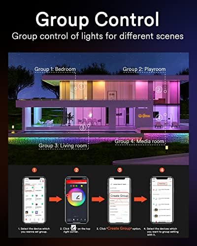 Лумарни Паметни LED Светла За Конзерви 4 Инчи, Buffle Trim Downlight, 9w 810LM Промена На Бојата На Вдлабнато Осветлување, Работа Со Alexa/Google