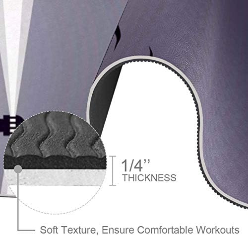 Зибзех Светилник Залив Наутички Премиум Дебела Јога Мат Еко Пријателски Гума Здравје&засилувач; Фитнес Нелизгачки Мат За Сите Видови На