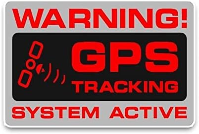 Автомобил Налепница Предупредување ГПС Следење Полициски Систем Активни Забележливи Налепници