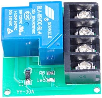 Knacro 1-Channel 30A висока струја 5V Contactor Relay Switch Switch Divent Control Control Control Module Electrical Relay Switchers за
