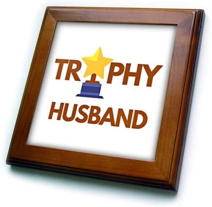 3дроза Слика На Трофеј Со Текст На Трофеј Сопруг-Врамени Плочки