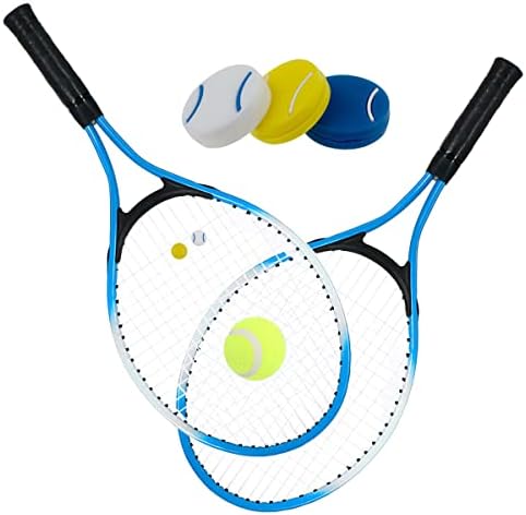 Аилифу 6-парчен тениски рекет амортизер за шок од природна гума тенис рекет амортизер на шок амортизер погоден за тениски рекет