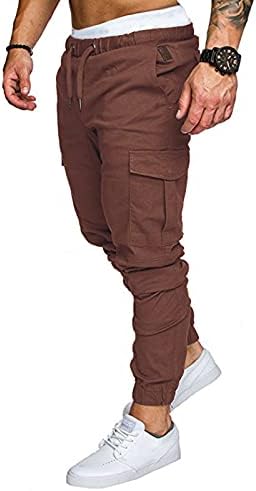 Машки панталони Менс обични панталони спортски обични панталони со џогирање лесни пешачки панталони на отворено пантолони