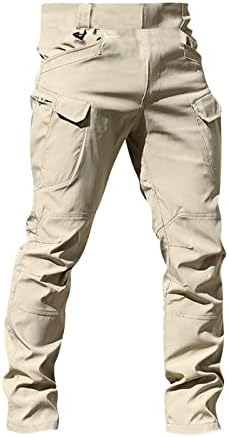 Имосрх Менс истегни панталони Градски специјални служба панталони воен вентилатор IX7 мулти џебни комбинезони панталони