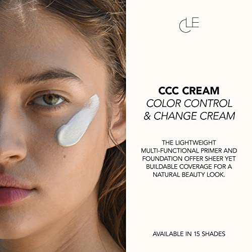Cle Козметика CCC Крем Основа, Контрола На Бојата И Промена На Крем Тоа е Бб И CC Крем Хибрид, Повеќенаменски Прајмер За Убавина