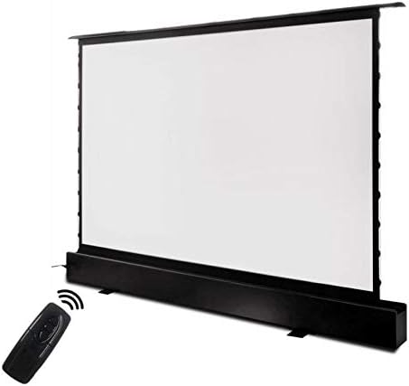 LDCHNH 4K 16: 9 Електричен моторизиран под -проектор Проект Проекција екран на црн кристал ALR екран за проектор за долго фрлање