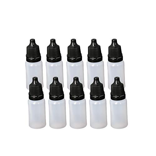 Bettomshin 10pcs 5ml Pe Пластични Шишиња За Испуштање, Тенка Уста Вијала Со Течен Капалка За Течни Очи, Течен Примерок За Складирање