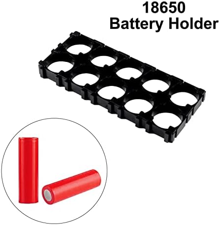 Diann 20PCS 18650 Lithium Cell Spacer 2x5 Cell Spacer 18650 Lithium Battery Plaction Starder Bracket за DIY батерии за батерии