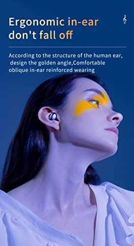 Bluetooth Слушалки Вистински безжични Слушалки 48 часа Игра Со Безжично Полнење СЛУЧАЈ LED Моќ Дисплеј безжичен &засилувач; Тип-C Полнење