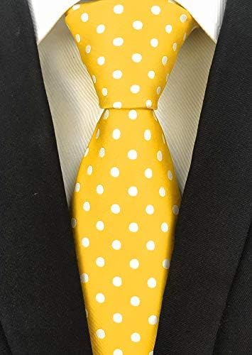 Машки класичен полко -точки врски quакард ткаен случајно рачно изработено дневно официјално вратоврска
