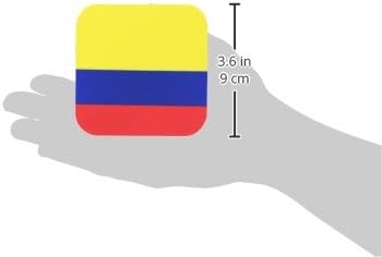 3dRose cst_158280_2 Знаме На Колумбија Колумбиско Злато Жолто Сино Црвени Хоризонтални Ленти Патриотски Јужна Америка Американски-Меки