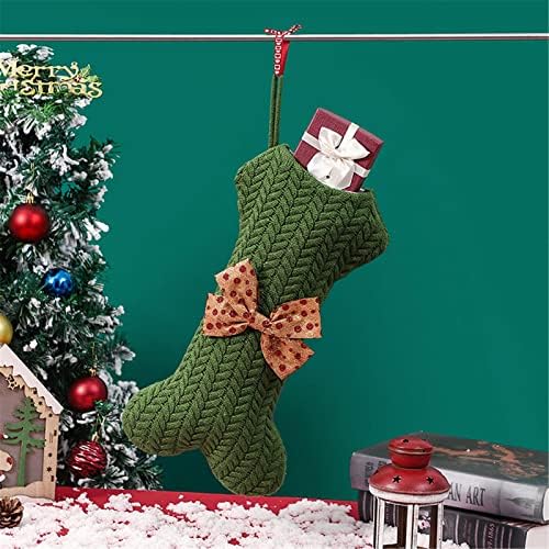 ХЈУИЈЕА Мушка Венец 6мм Коски Бонбони Чорапи За Подароци Персонализирани Чорапи За Камин Кадифен Божиќен Украс На Домот И Додатоци
