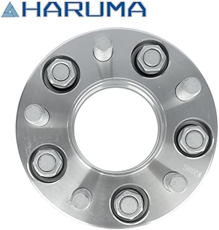 Haruma 4PCS 1 Дебелина Hubcentric Wheel Spacers 5x114.3 mm шема на меѓусебно ниво 71,5 mm Hub Bore for Dodge 09-19 Challenger/06-19 полнач;