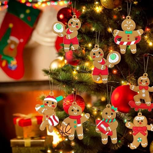 Маж од джинджифилово од елка. Поставени Божиќни украси. Божиќни украси во затворен простор. . Детски подароци. и играчки.…