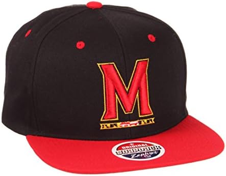 NCAA Zephyr Maryland Terrapins Mens Z11 Snapback Hat, прилагодлива големина, боја на тимот