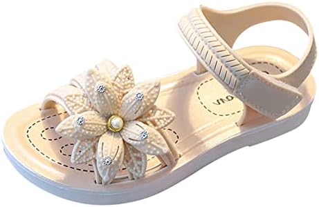 Деца чевли девојки сандали лето нови меки единствени не -лизгачки удобни модни чевли принцеза лак моден лак сандали