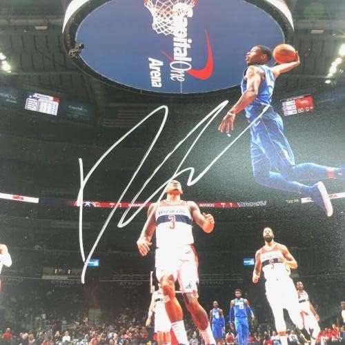 Денис Смит rуниор потпиша 11х14 Фото ПСА/ДНК Далас Маверикс автограмирани Никс - Автограмирани НБА фотографии