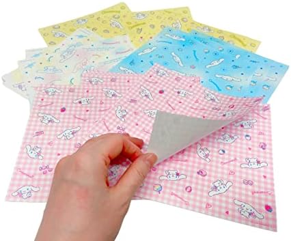 Пријател Sanrio Cinnamoroll Дизајн на хартија Chiyogami оригами 5,9 во x 5,9 во, 24 чаршафи