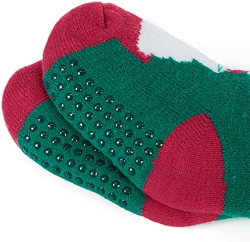 Детско дете за деца, лизгачки чорапи со грешки топли деца нејасни чорапи симпатични деца зимски чорапи момчиња девојки Божиќни чорапи