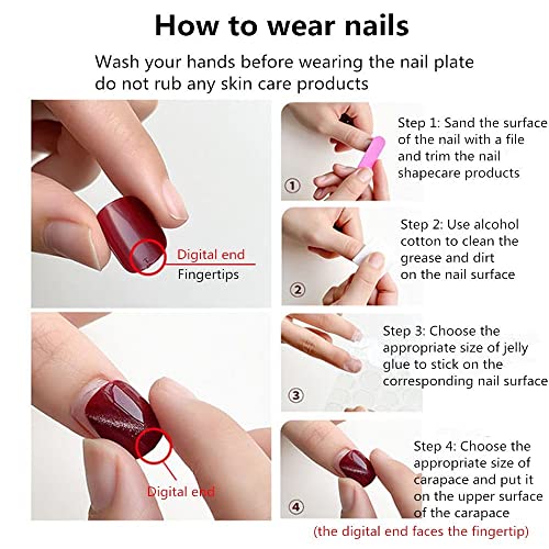 н / мулти-стил нокти парчиња подароци за девојки Притиснете-на нокти алатки за Маникир акрилни совети за нокти