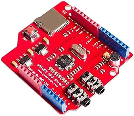 Csyanxing 1* VS1053 Stereo MP3 Shield Board Module Record Decode Decode Coar Coick Board Module за Arduino со слот за TF картичка