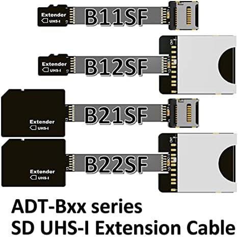 ADT-LINK MicroSD TF Extension Cable Cable Micro SD Express Express Expressender Corder Linker TF Adapter Adapter за SDHC SDXC UHS-I Стабилен