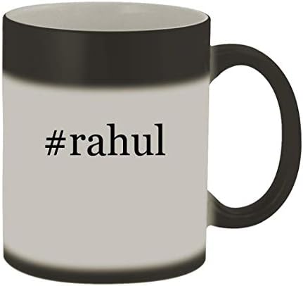 Подароци на Ник Нок Rahul - 11oz хаштаг магична кригла во промена на бојата, мат црна