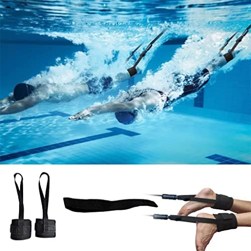 Феер прилагодлив отпор за обука за пливање еластичен ремен за пливање за пливање безбедносен јаже латекс цевки
