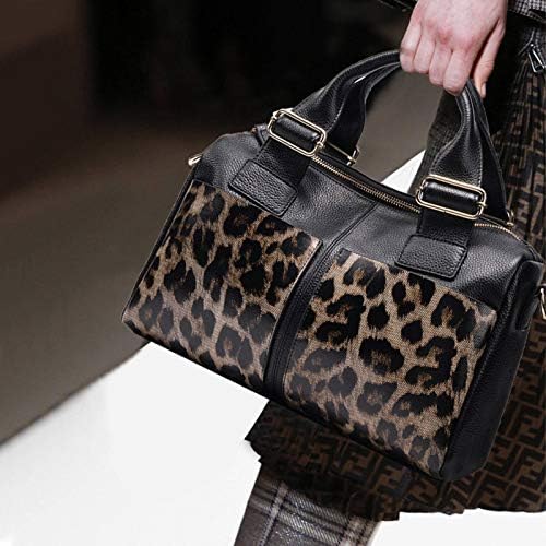 NC леопард печати рамо торба дама торба со торбички за крстосници