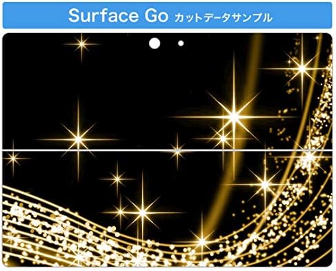 Декларална покривка на igsticker за Microsoft Surface Go/Go 2 Ултра тенки заштитнички налепници на телото 002944 Едноставно црно