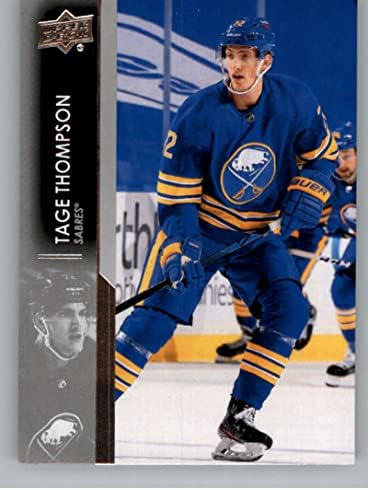 2021-22 Горна палуба 25 Tage Thompson Buffalo Sabers Series 1 NHL Hockey Base Carding Card