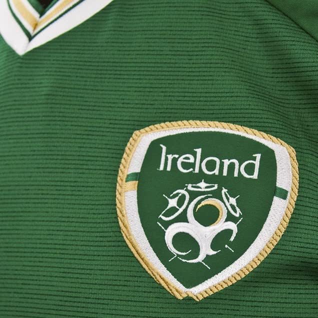 Национална репрезентација на младинската Ирска на Умбро момче 2020/21 Домашна реплика Jerseyерси, Зелена