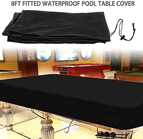 Покривање на табелата за базени со билијард Сиковен, 8ft билијард покритие тешка водоотпорна крпа во водоотпорна и заштита од изолацијата на прашина