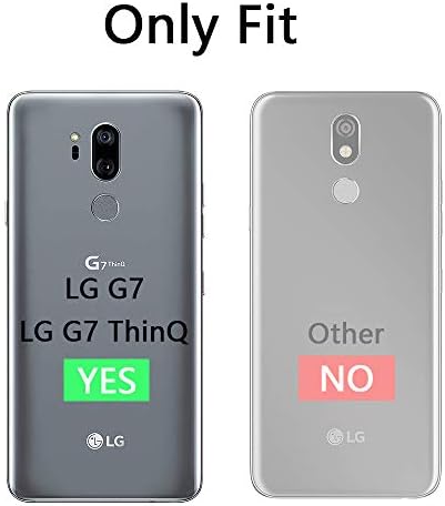 СНОШО ЗА Тенок случај LG G7 ThinQ, Тенок Флексибилен Tpu Силиконски Мек Гел Гума Јаглеродни Влакна Заштитни Куќишта Отпорни На Удари