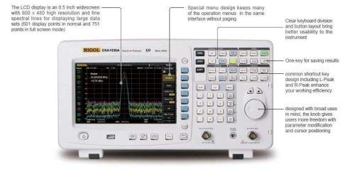 Анализатор на спектар на Гове. Опсег од 9 kHz до 3 GHz