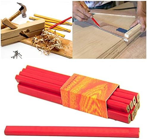 Гуангминг - Сопсили за столари, моливчиња за обележување на дрво со печатен метрички владетел, алатка за цртање на линијата за писатели