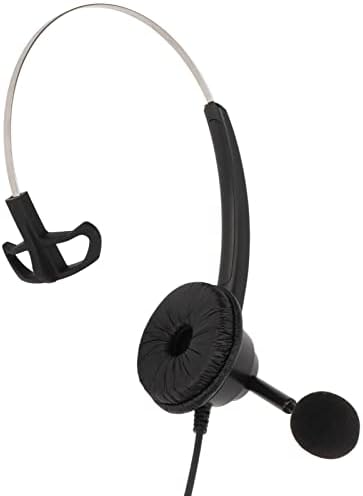 Откажување на бучава Откажување на бучава 3,5 мм Единечна слушалка за деловни уши со MIC MUTE за телефонски центар за канцелариски телефонски
