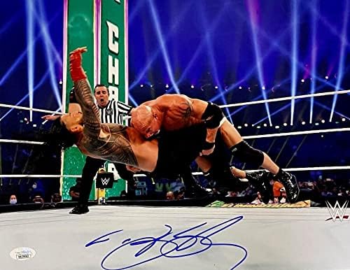 WWE Ексклузивен Бил Голдберг потпиша автограмирана 11x14 Фото JSA автентикација 2 - Фотографии за автограми во борење