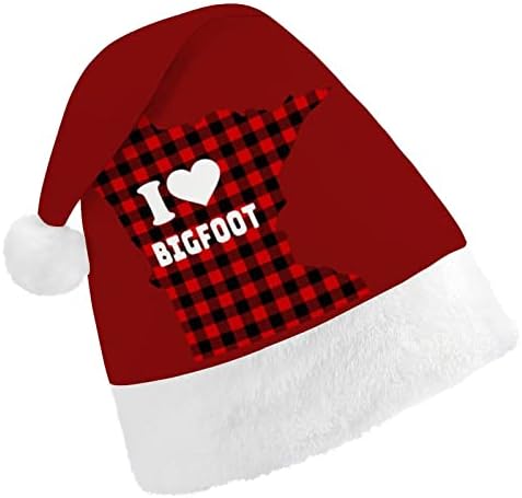 Минесота Сакам Бигфут Божиќна Капа Дедо Мраз Шапка Смешни Божиќни Капи Празнични Капи За Жени/Мажи