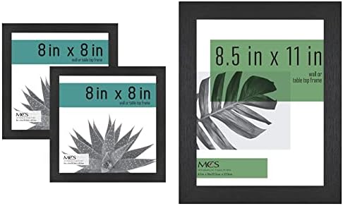 Essential Gallery Gallery Essential, Black Woodgrain, 8 x 8 in, 2 PK & Studio Gallery Frame, Black Woodgrain, 8,5 x 11 in, сингл