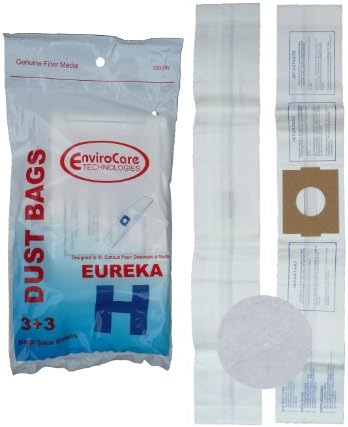 Вакуумски кеси за замена на EnvIrocare за канистри на Eureka H 6 торби и 6 филтри