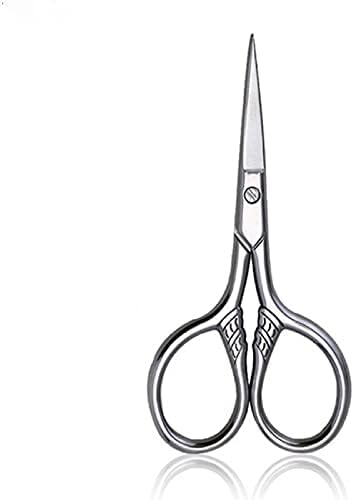 2 парчиња/постави мали ножици од не'рѓосувачки челик - Широки апликации за отстранување на косата, прилагодувач на ножици за занаетчиски