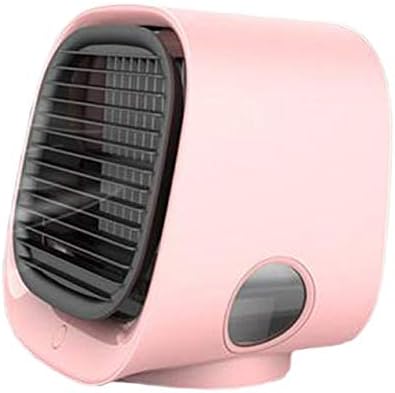 УСДГ USB Mini Air Cooler Calue Fan Callement Collection со ноќно светло преносно навлажнување десктоп десктоп ладилник за ладил мултифункционално